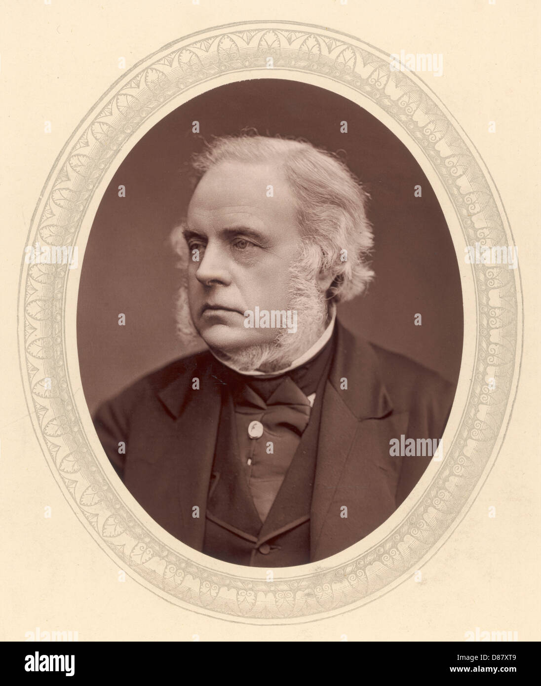 John Bright - britischer radikaler und liberaler Staatsmann Stockfoto