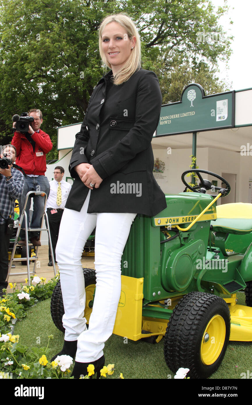 Chelsea, London, UK. 20. Mai 2013. Zara Phillips an der RHS Chelsea Flower Show Presse und VIP Preview Tag, Royal Hospital Chelsea, London - 20. Mai 2013 Foto von Keith Mayhew/Alamy Live-Nachrichten Stockfoto