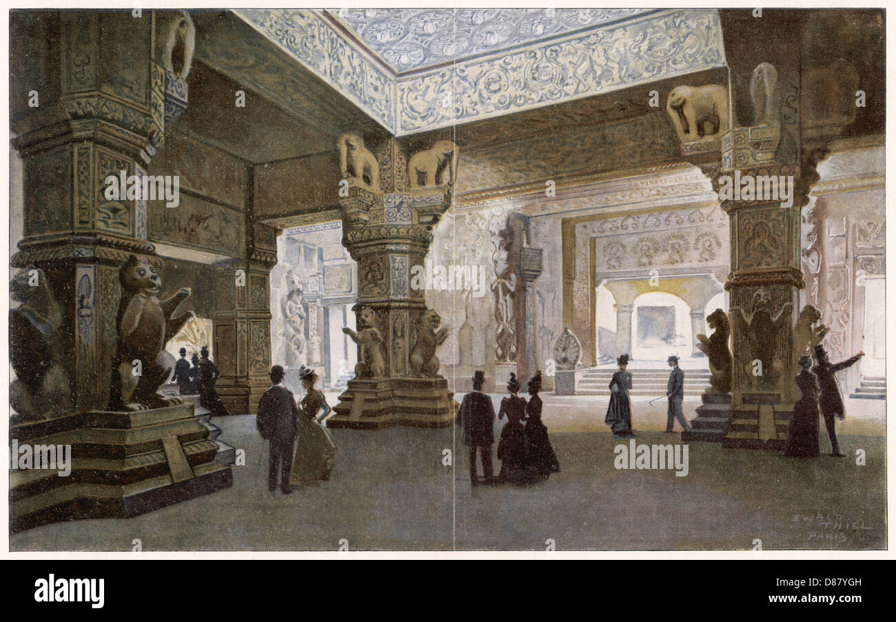 Paris Weltausstellung 1900 Stockfoto