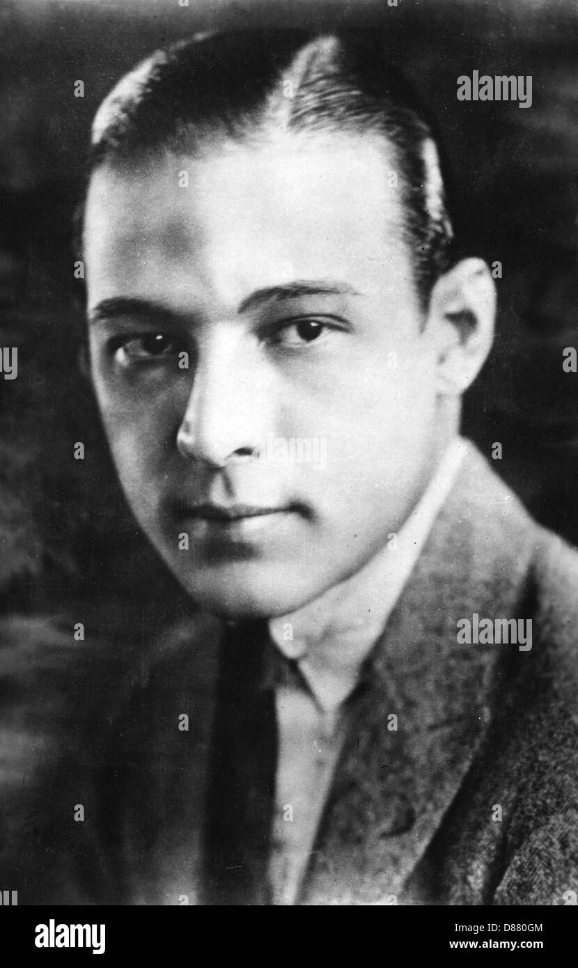 RUDOLPH VALENTINO Stockfoto