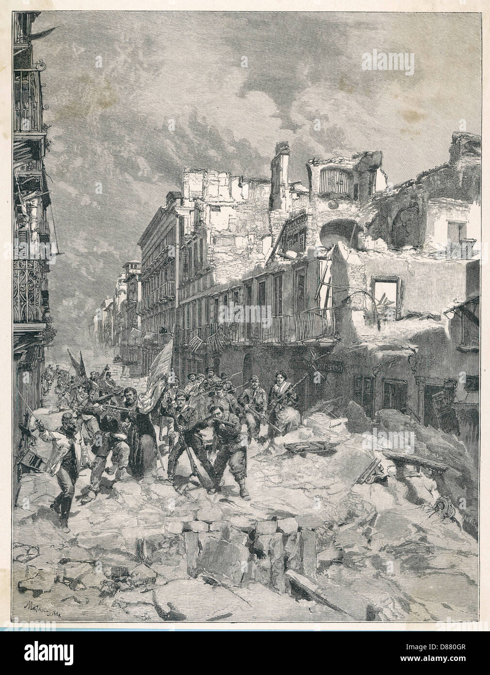 GARIBAIDI IN PALERMO Stockfoto