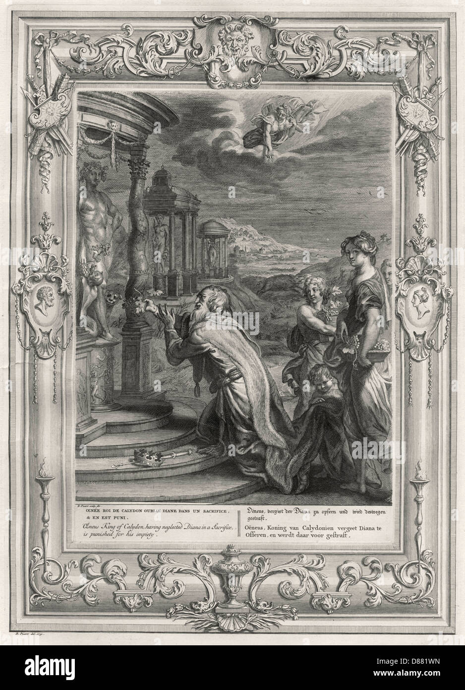 OENEUS, KÖNIG VON CALYDON Stockfoto