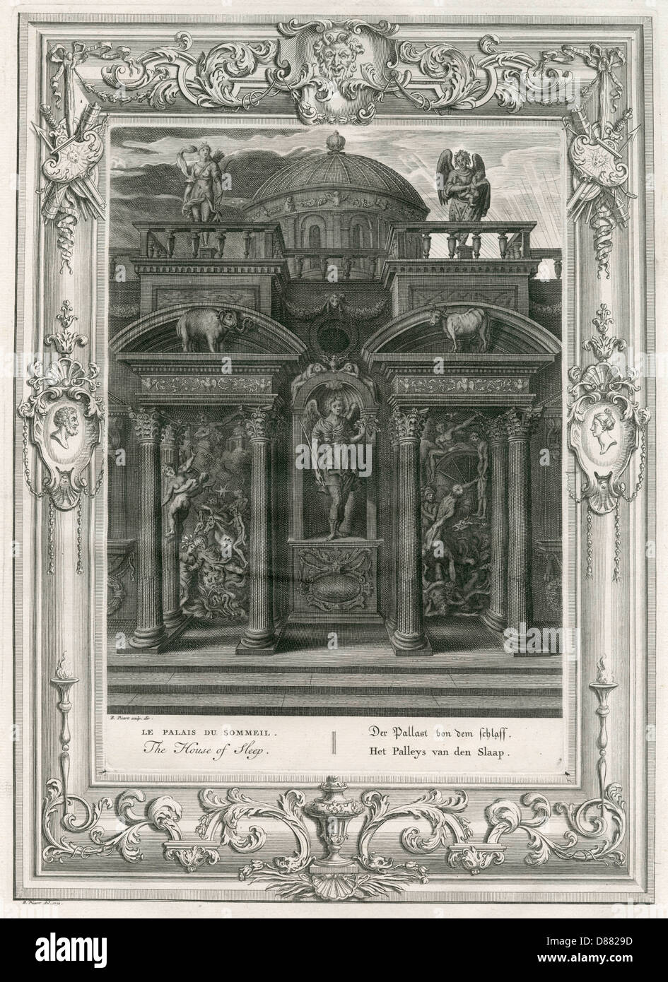 DER PALAST DES SCHLAFS Stockfoto