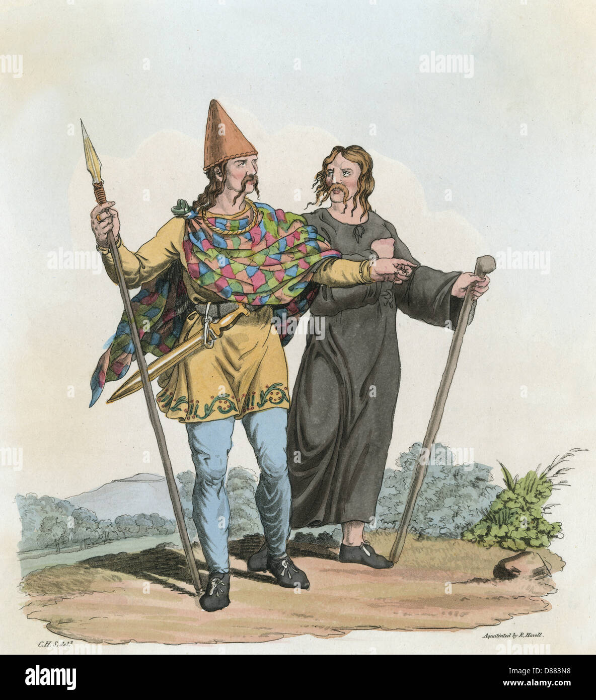 Belgien-Briten v. Chr. Stockfoto