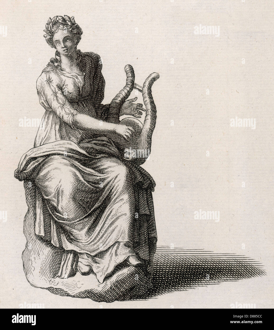 Muse - Terpsichore Stockfoto