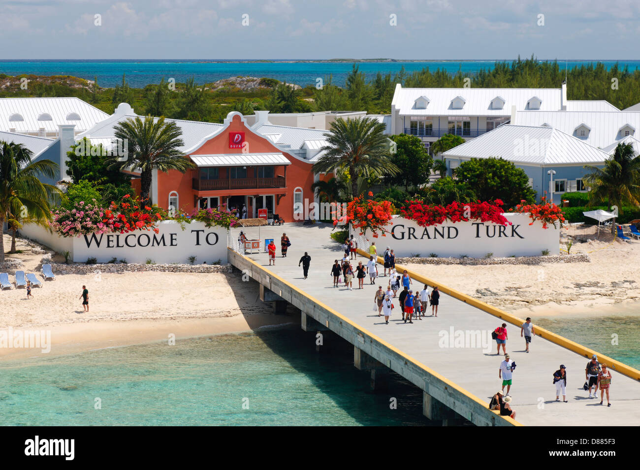 Grand Turk Turks And Caicos Islands. Stockfoto