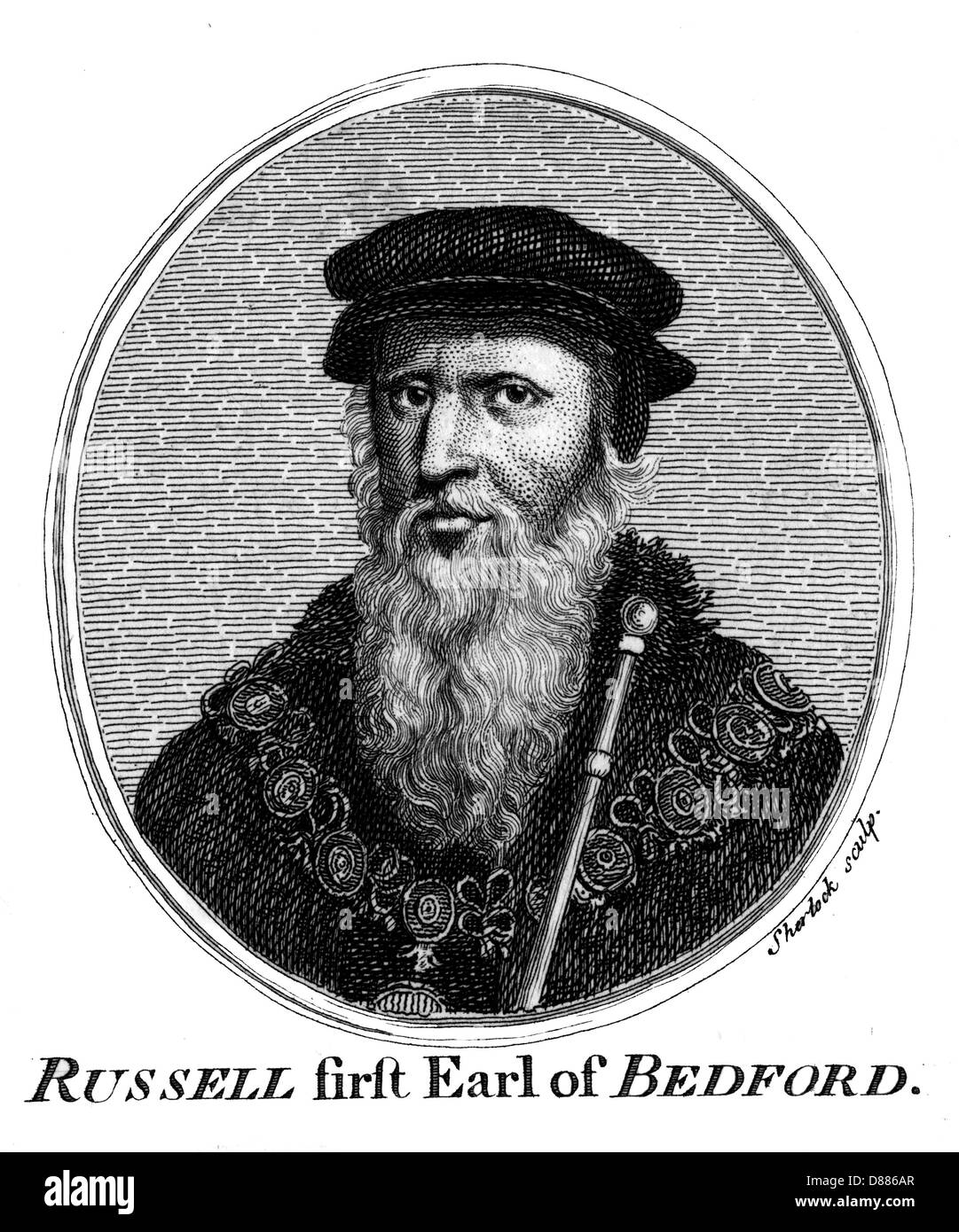 1ST EARL OF BEDFORD Stockfoto