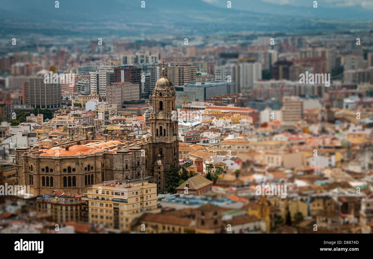 Die Kathedrale von Málaga ist ein Renaissance-Kirche in der Stadt Málaga in Andalusien im Süden Spaniens. Stockfoto