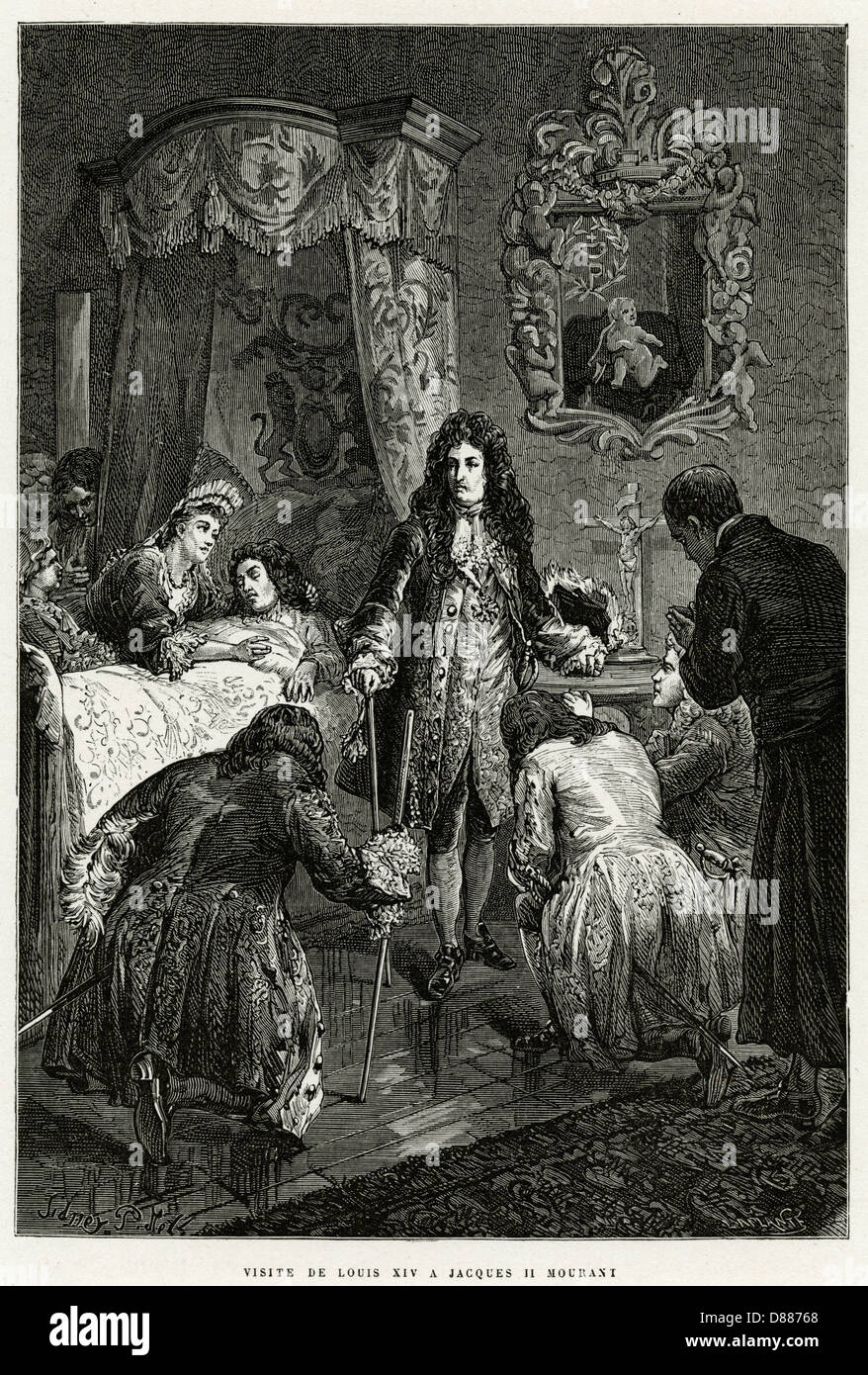 JAMES II/ENGLISH/1701 Stockfoto