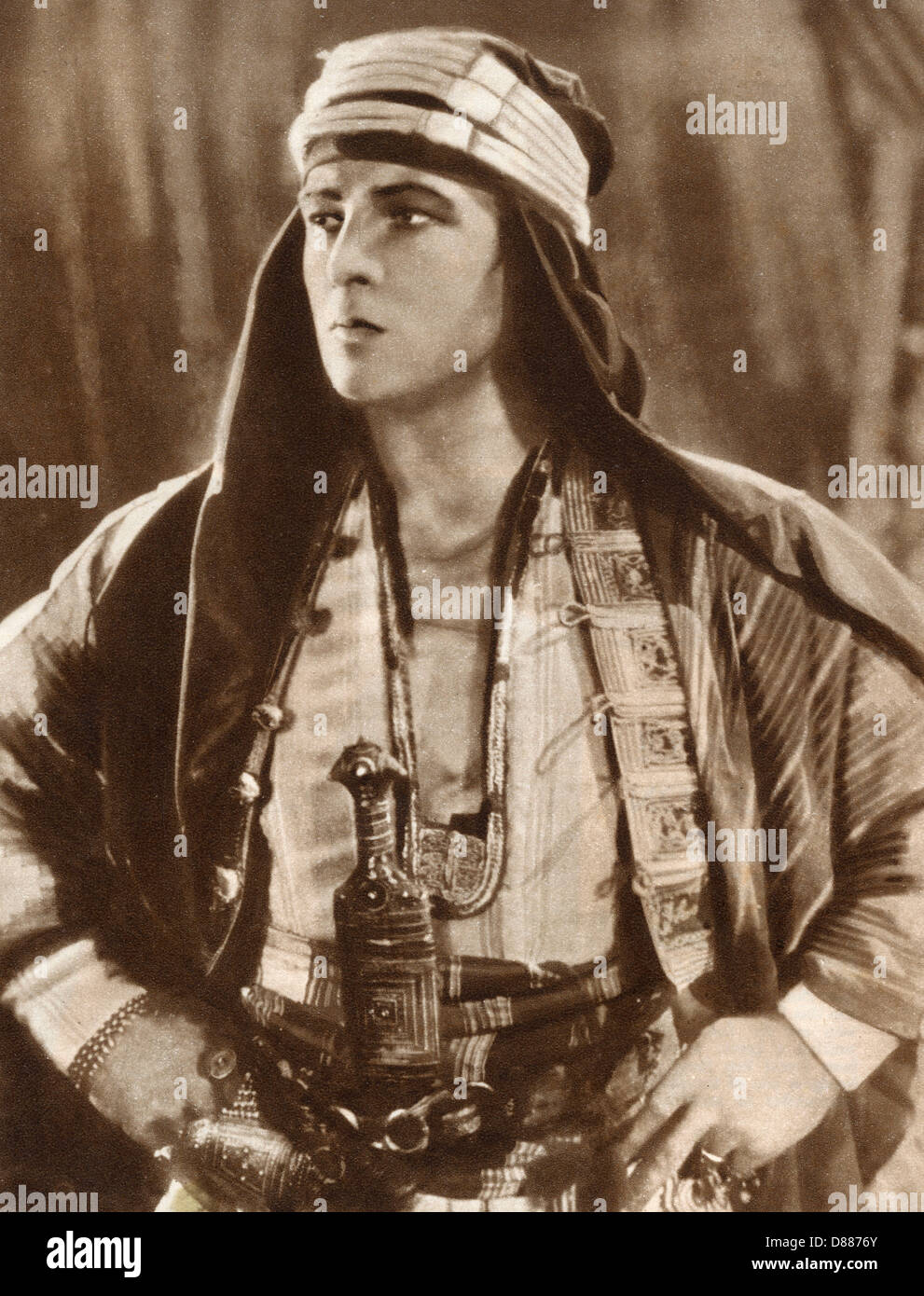 RUDOLPH VALENTINO Stockfoto