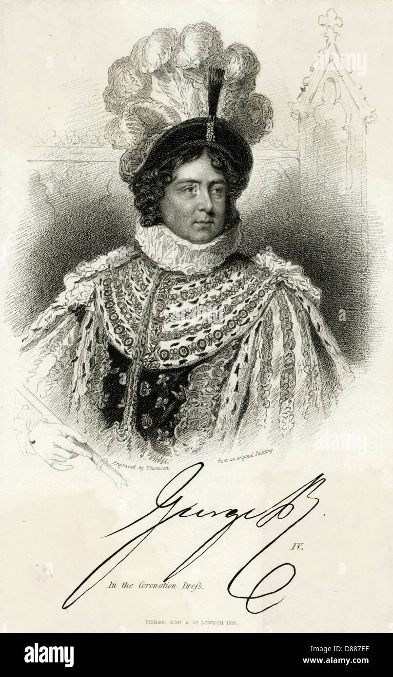 KING GEORGE IV/THOMSON Stockfoto