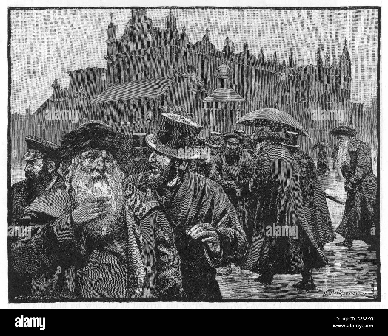 KRAKAU - MARKTPLATZ Stockfoto