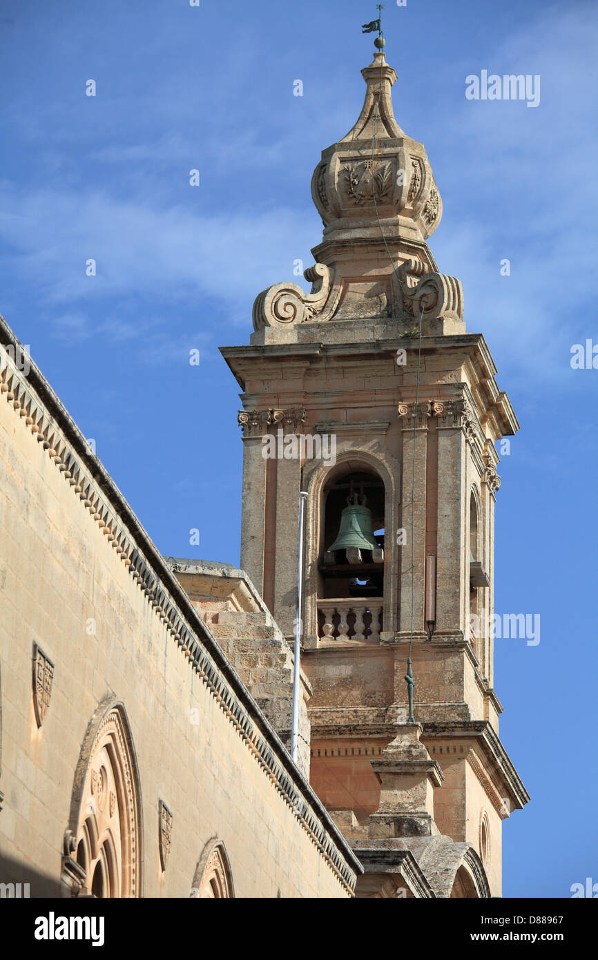 Malta, Mdina, Karmeliterkirche Stockfoto