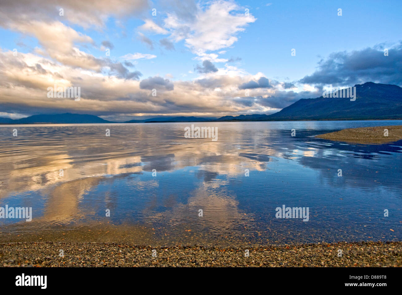 Bahia De La Ultima Esperanza, in der Nähe von Puerto Natales, Chile Stockfoto