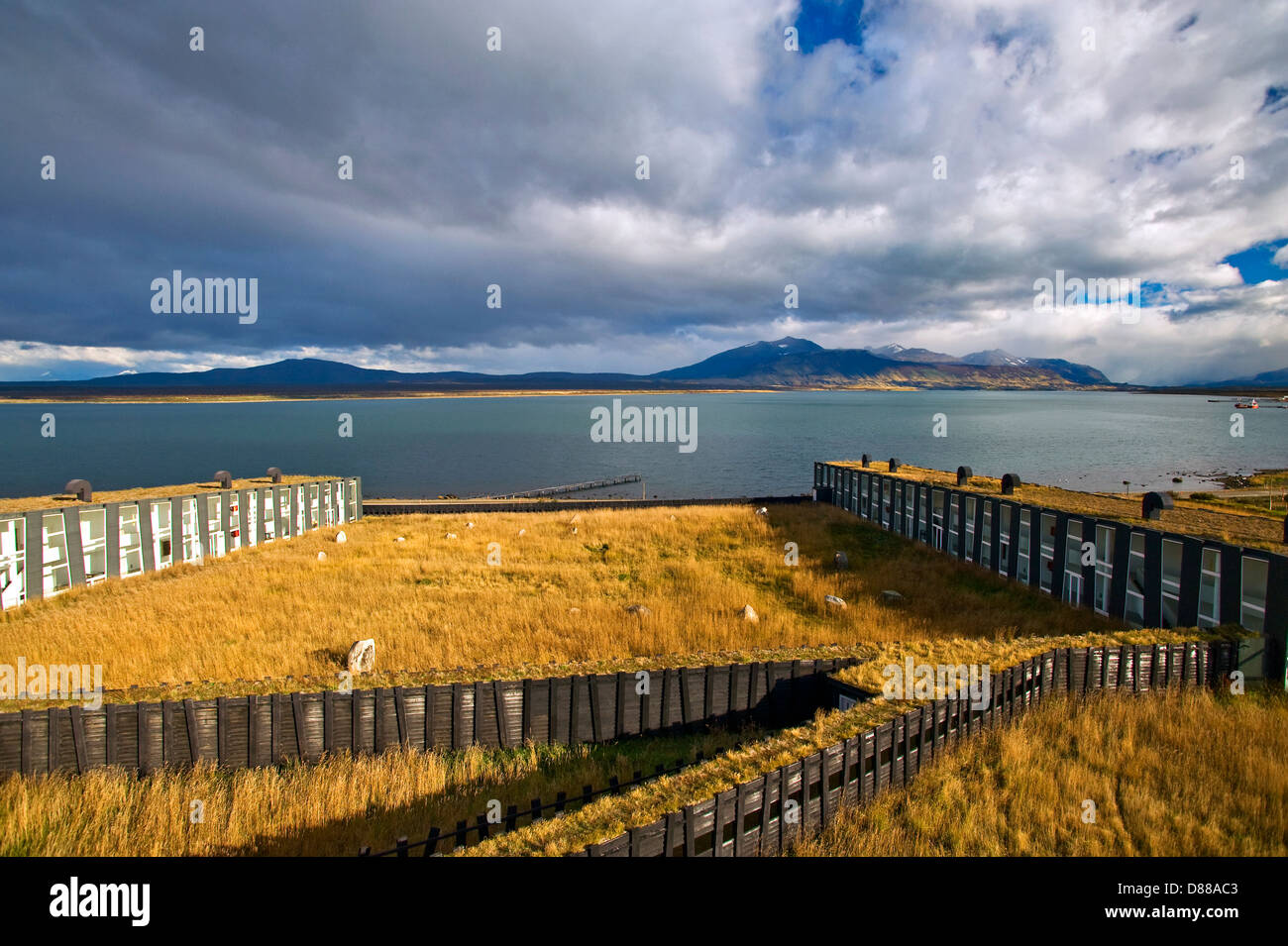 Hotel Remota in Puerto Natales, Chile Stockfoto