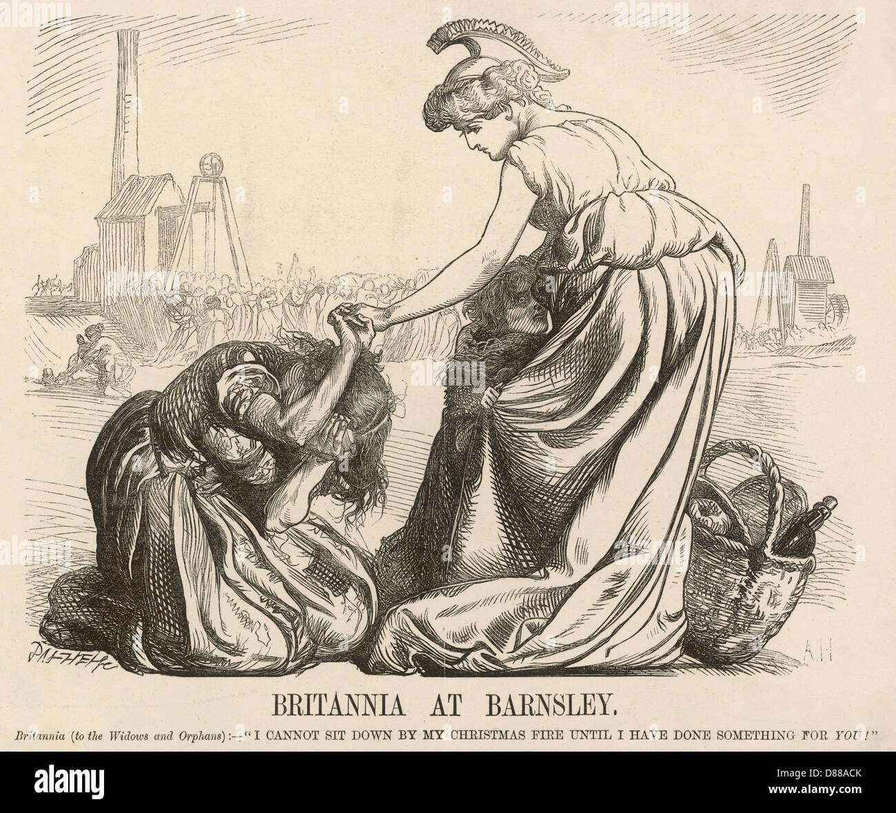 Barnsley Mine Disaster 1866 Stockfoto