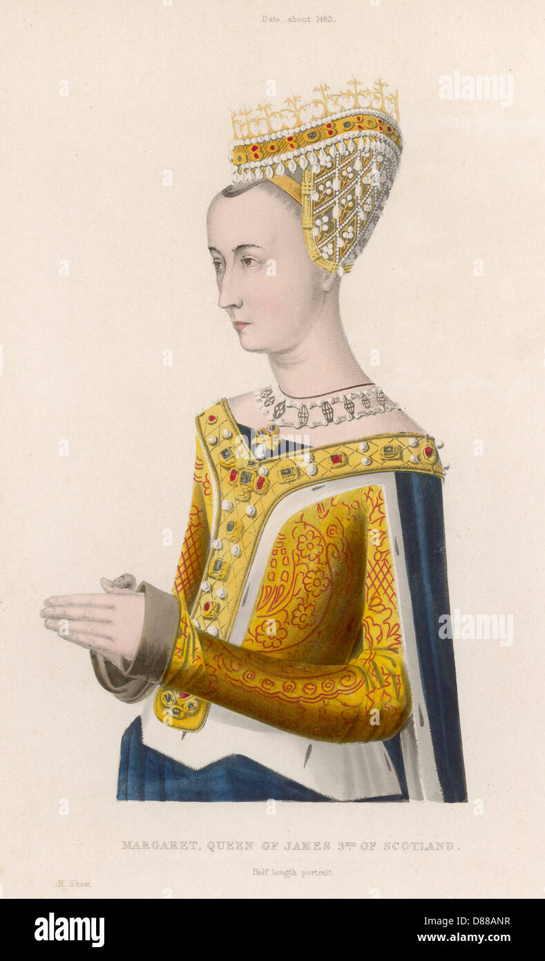 Margaret, Königin von James III. Von Schottland Stockfoto