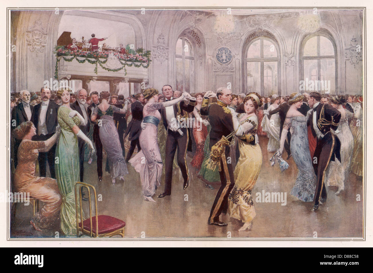 USA BALL IM SAVOY Stockfoto