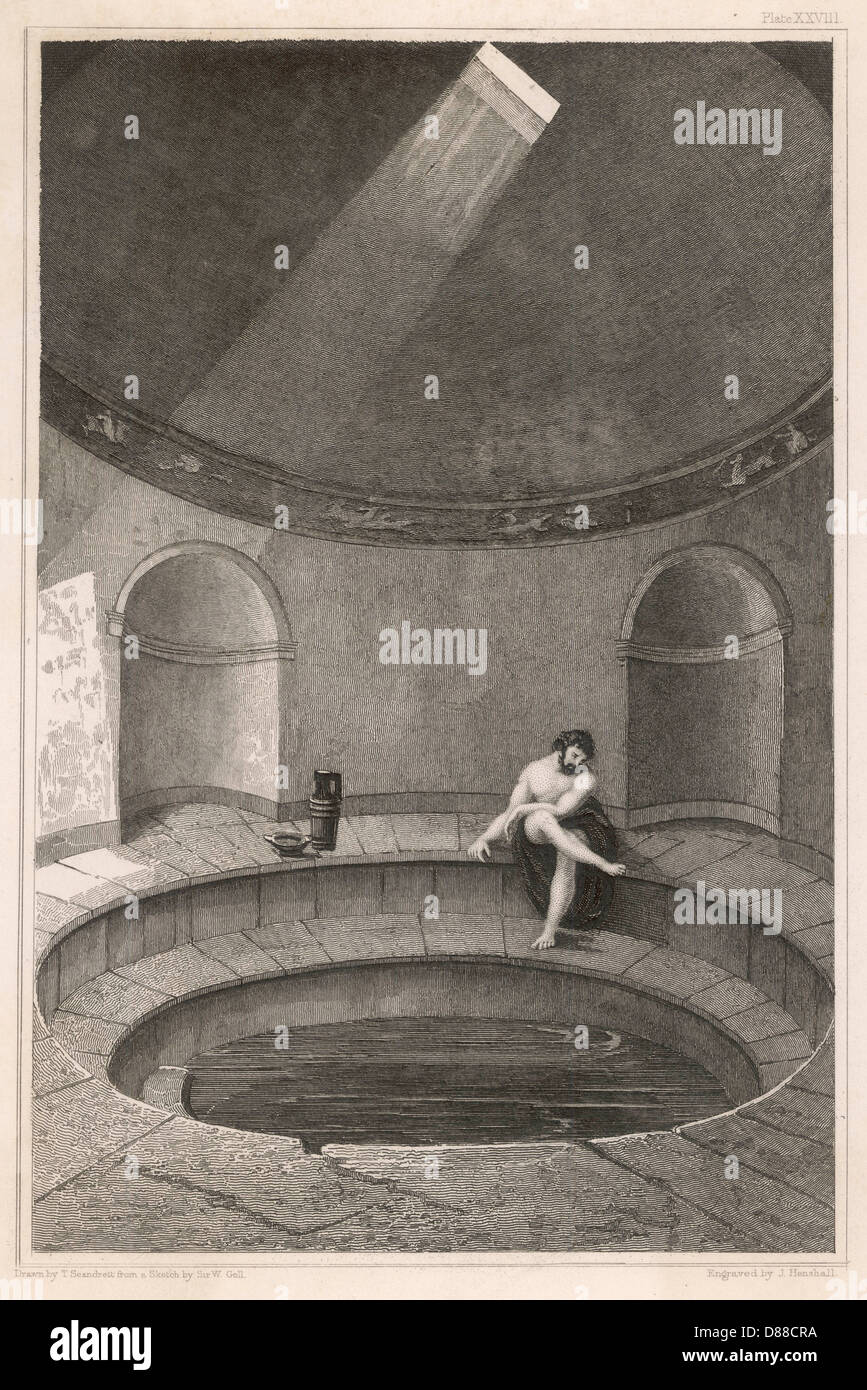 Natatio Bad Pompeji Stockfoto