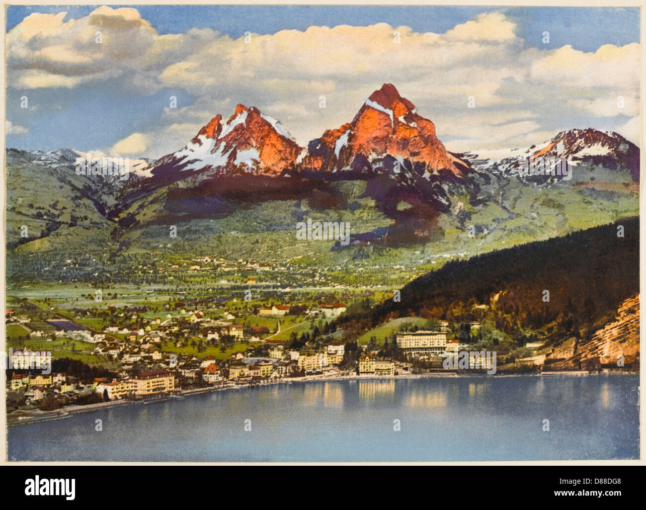 SCHWEIZ/BRUNNEN 20C Stockfoto