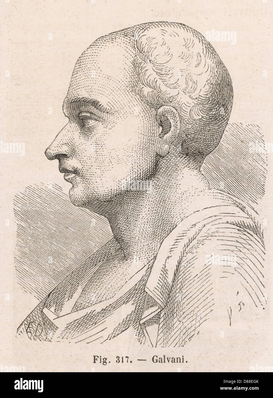 Luigi Galvani Stockfoto