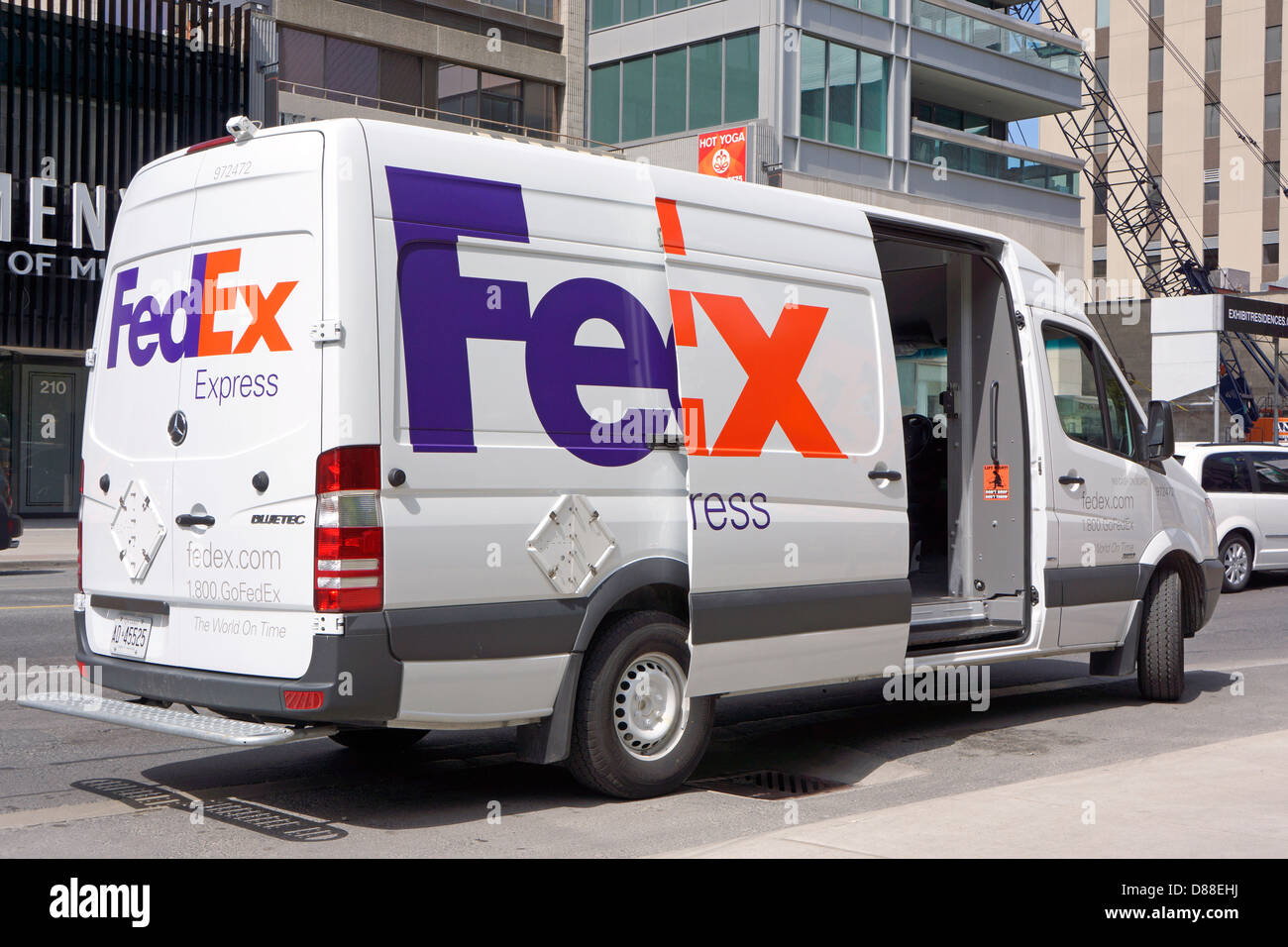 FedEx-Van Stockfoto