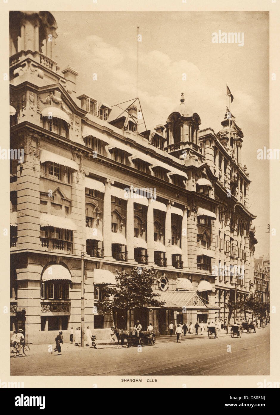CHINA/SHANGHAI CLUB 1926 Stockfoto