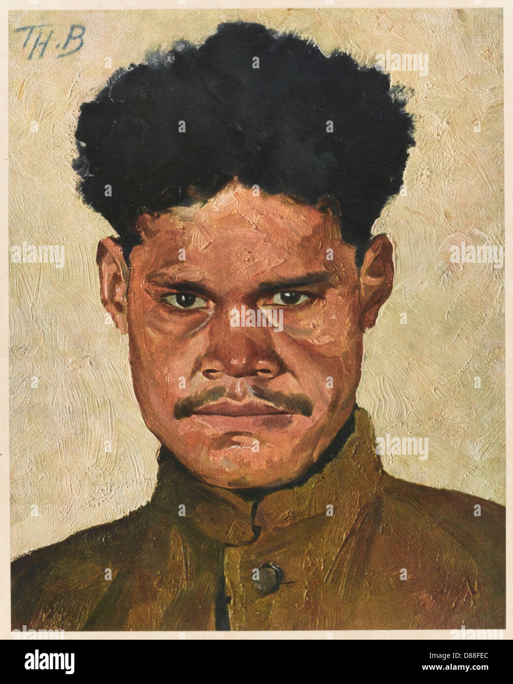 WW1 NEUER KALEDONISCHER MANN Stockfoto