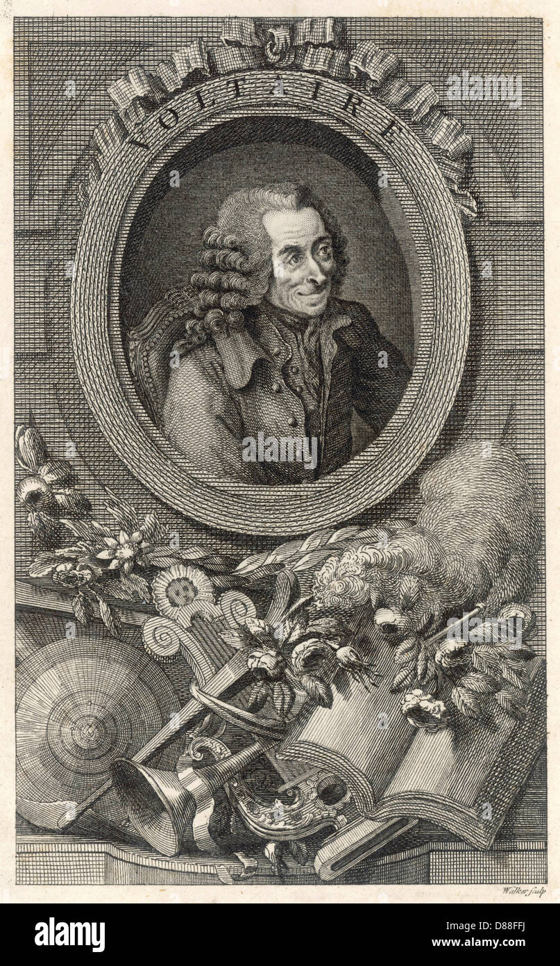 Voltaire Stockfoto