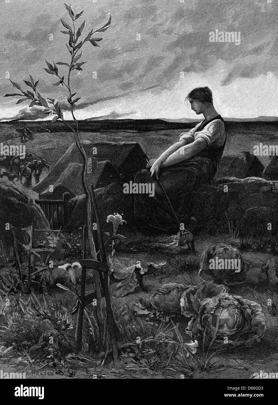 JOAN VON ARC INSPIRIERT Stockfoto