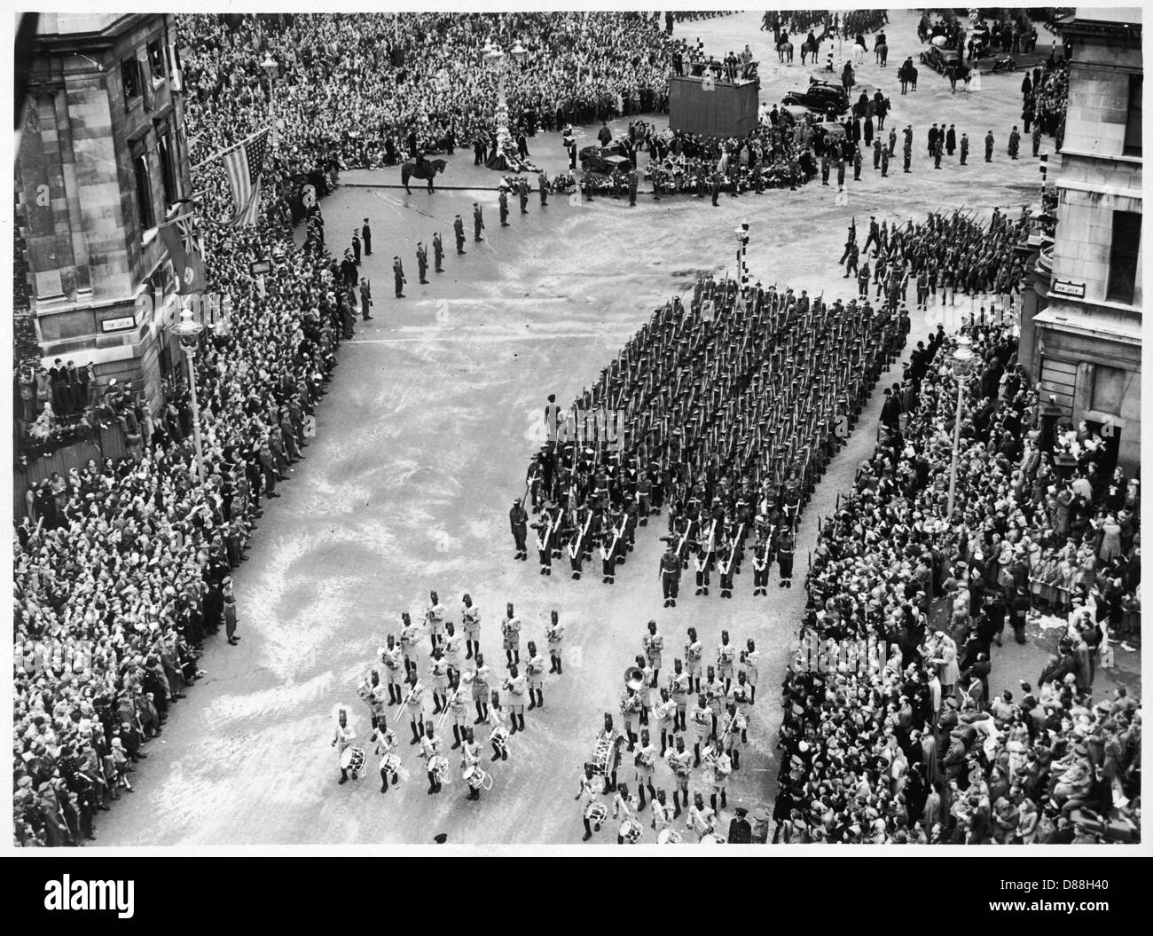 SIEGESPARADE Stockfoto