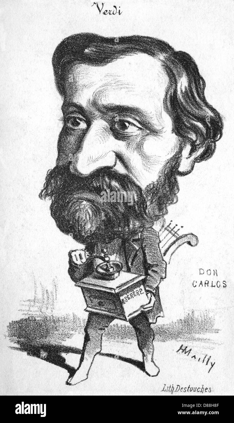 Giuseppe Verdi Stockfoto