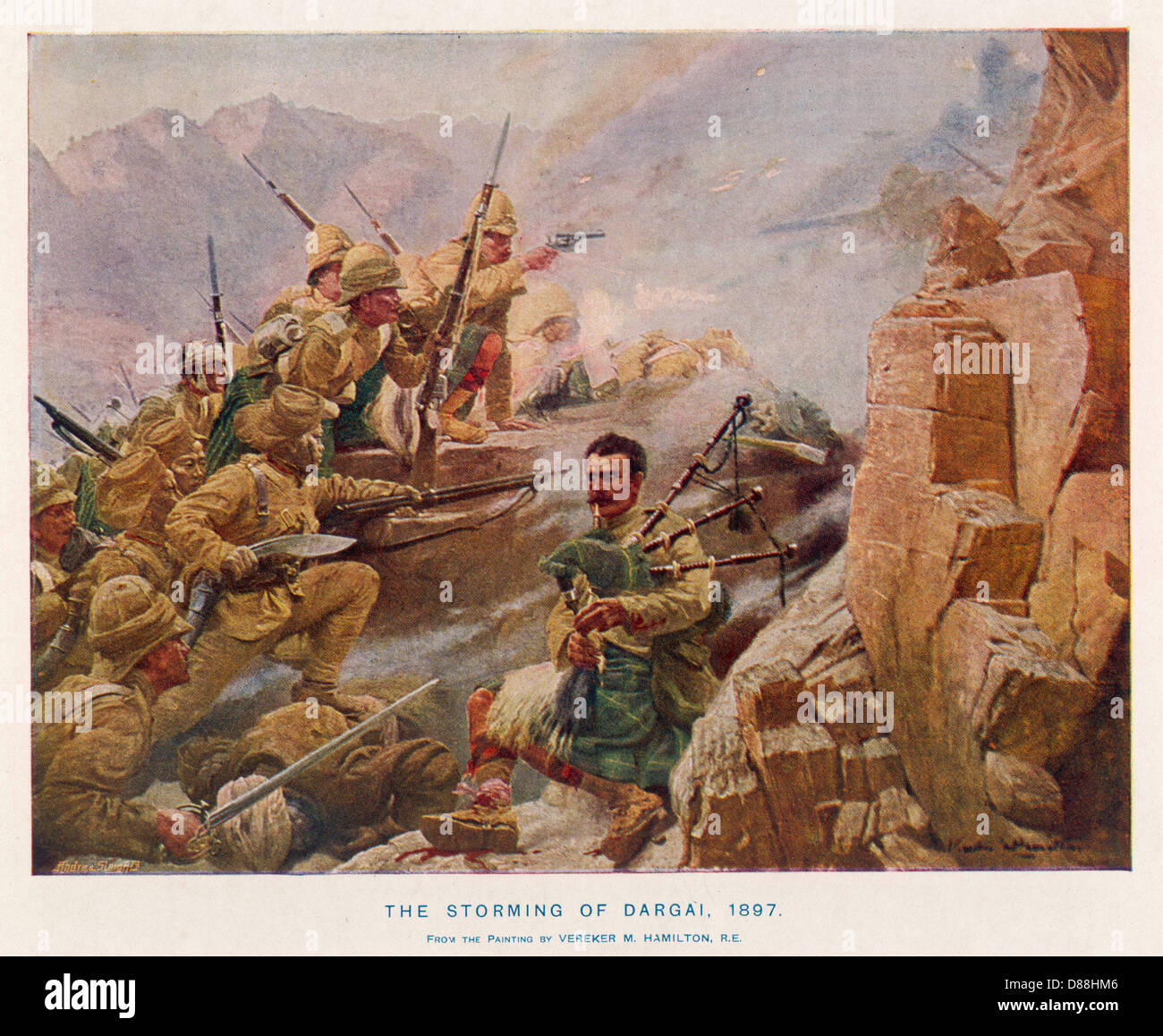 AFGHANISCHER KRIEG/DARGAI Stockfoto