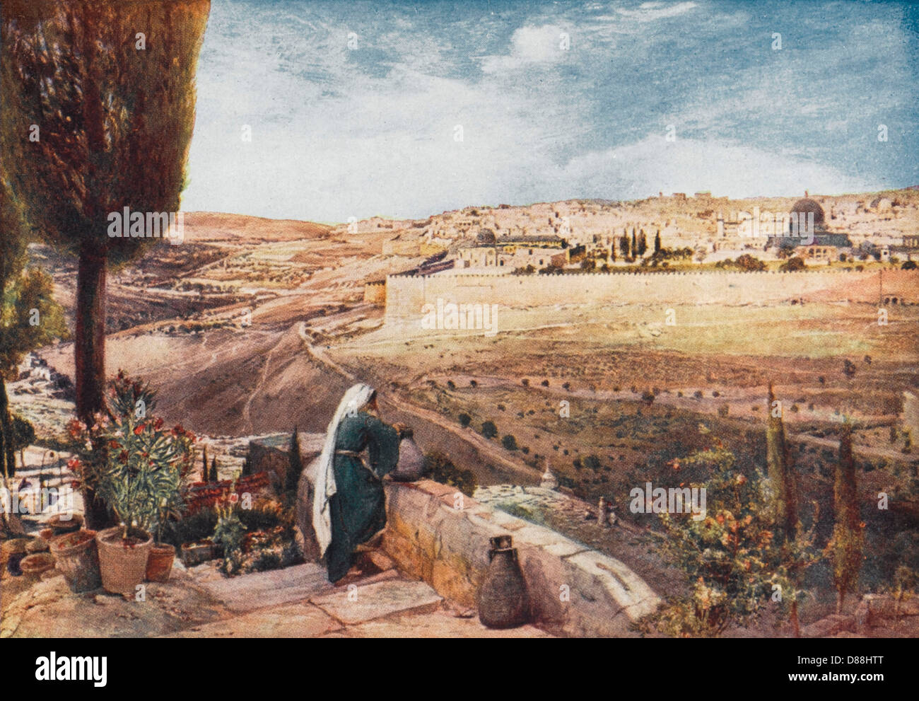 JERUSALEM 1912 Stockfoto