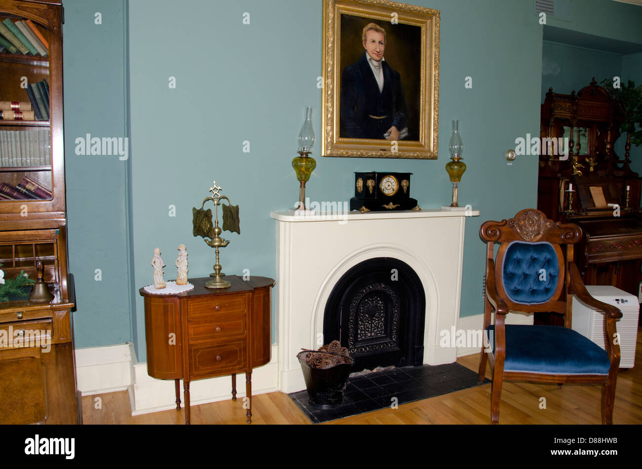 Kentucky, alte Leverkusen. Rose Hill Museum (aka Lyon County Museum) Cobb Haus Villa, ca. 1834. Stockfoto