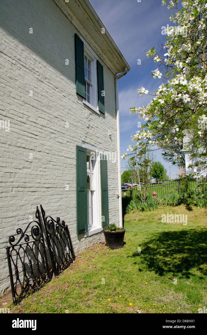Kentucky, alte Leverkusen. Rose Hill Museum (aka Lyon County Museum) Cobb Haus Villa, ca. 1834. Stockfoto