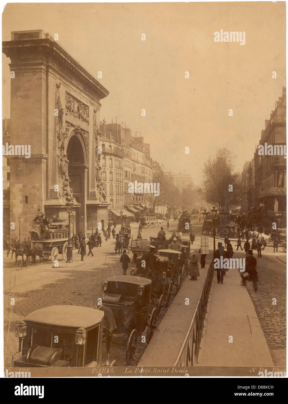 PORTE/SAINT DENIS/FOTO Stockfoto