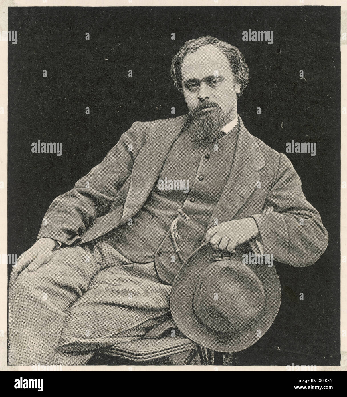 Rossetti Lewis Carroll Stockfoto