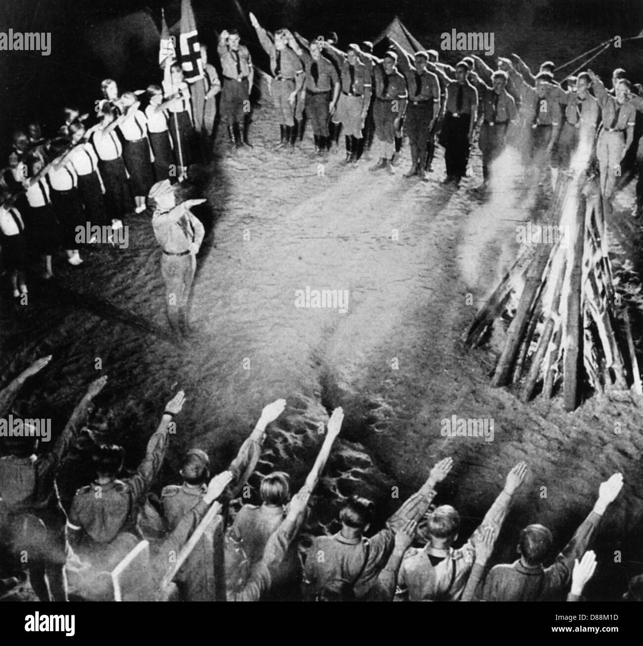 HITLER-JUGENDSONNENWENDE Stockfoto