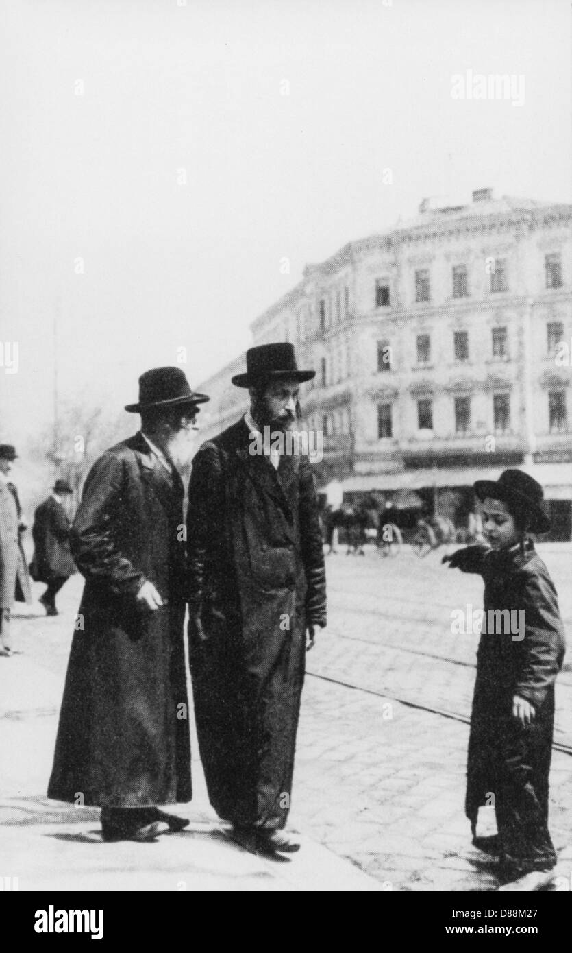 Jüdische Männer Vienna Stockfoto