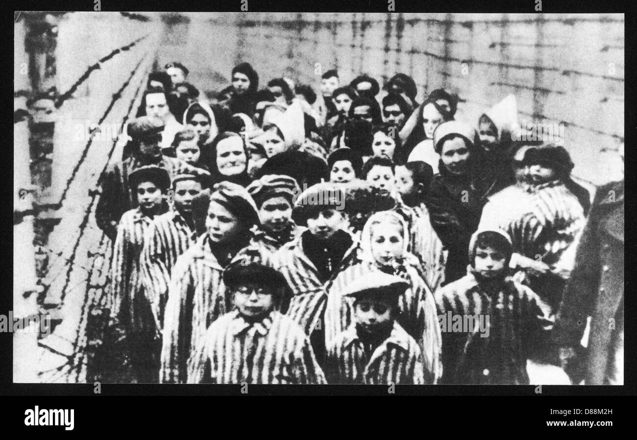 Befreiung von Auschwitz Stockfoto