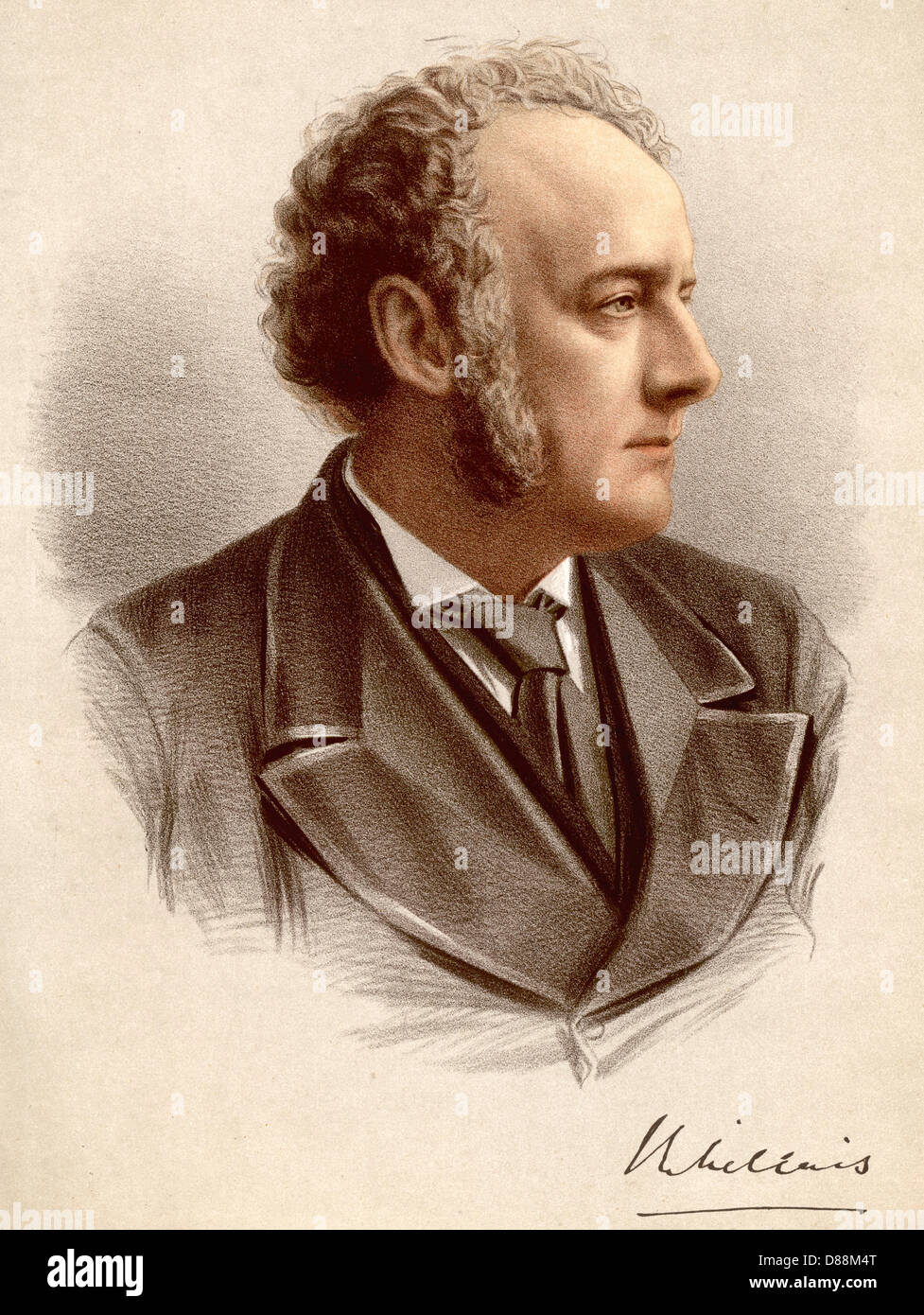 SIR JOHN EVERETT MILLAIS Stockfoto