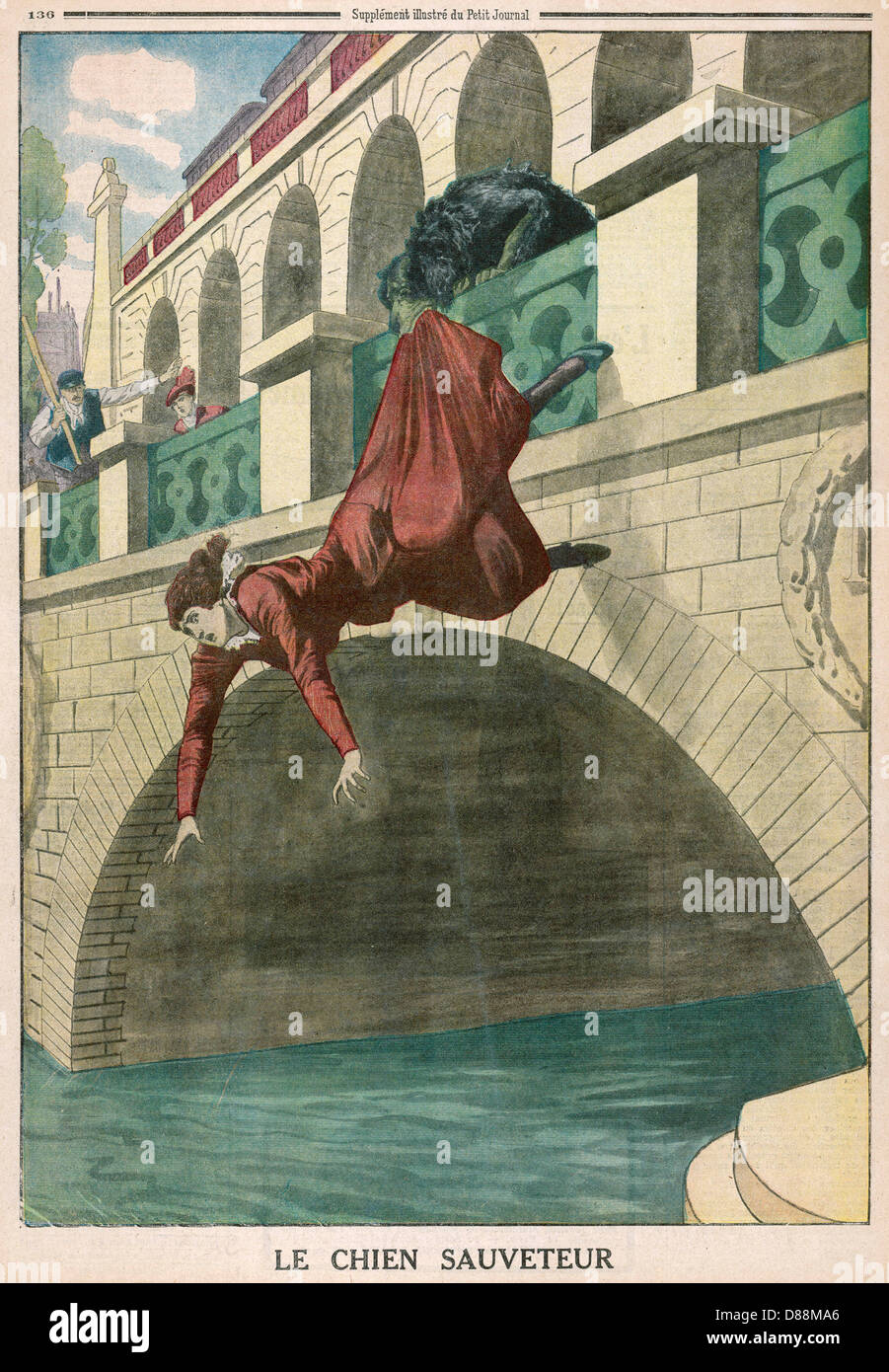 TOD/SELBSTMORD/PARIS Stockfoto