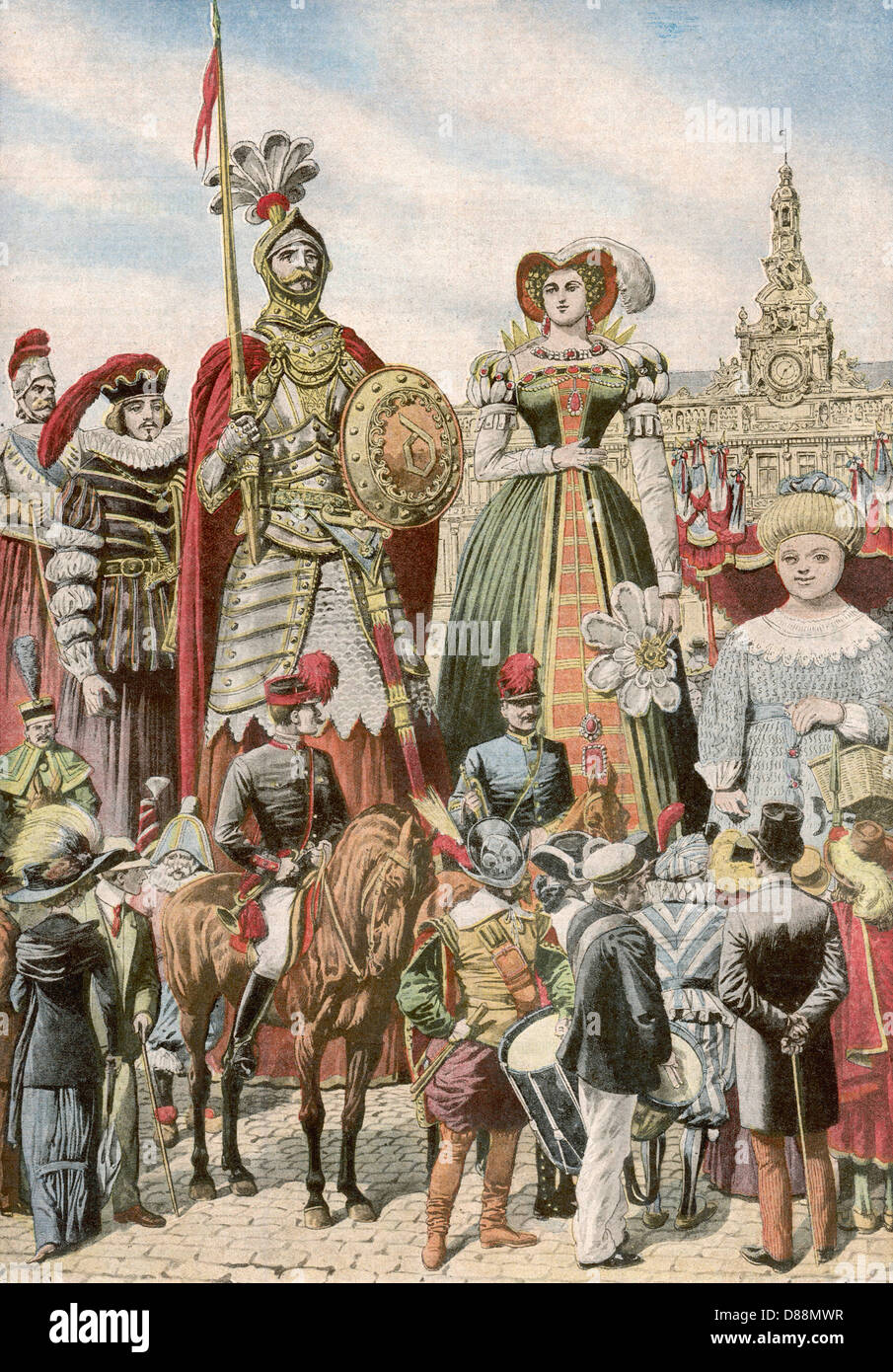 VALENCIENNES RIESEN Stockfoto