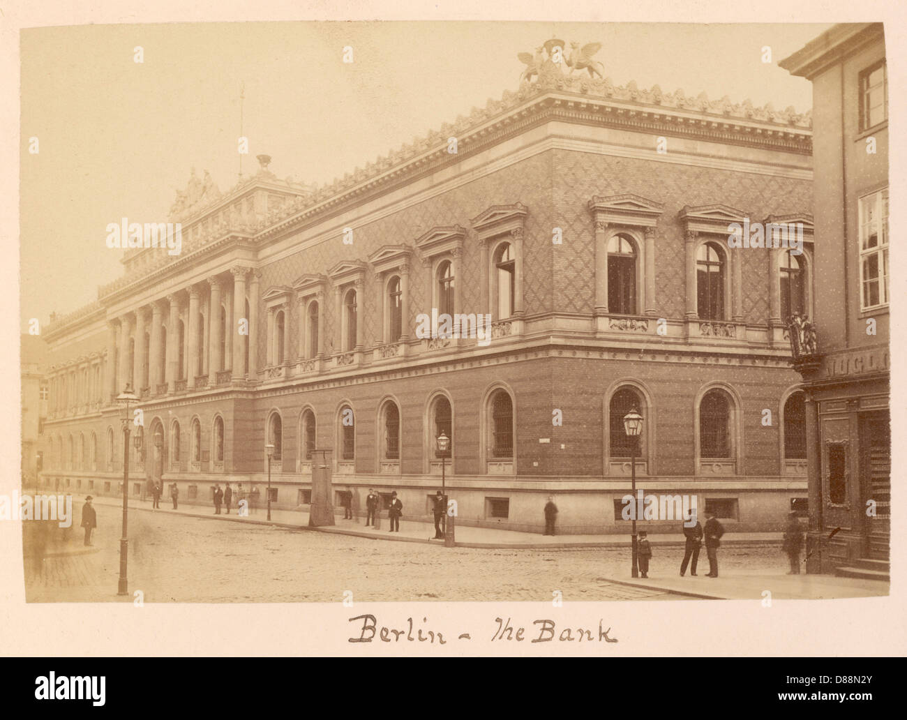 BERLIN/HAUPTBANK C1910 Stockfoto