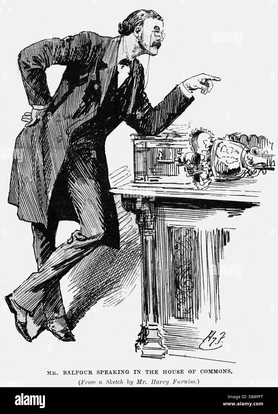 ARTHUR JAMES BALFOUR Stockfoto