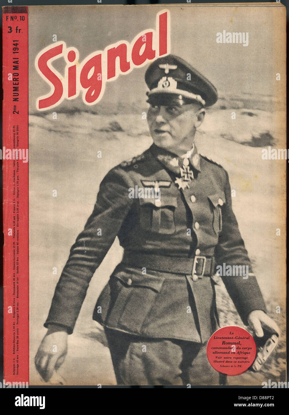 ROMMEL HAT DAS KOMMANDO Stockfoto