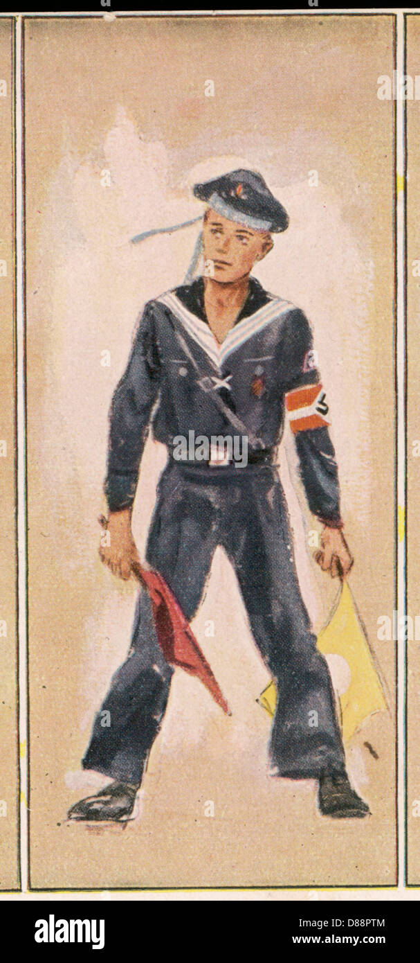 HITLER YOUTH (MARINE) Stockfoto