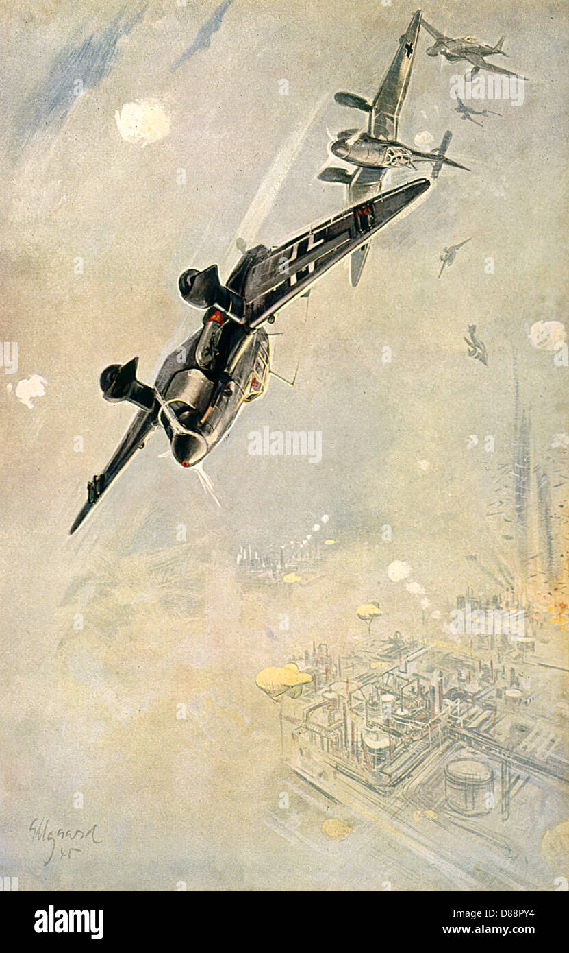 STUKAS BOMBARDIERT ENGLAND Stockfoto