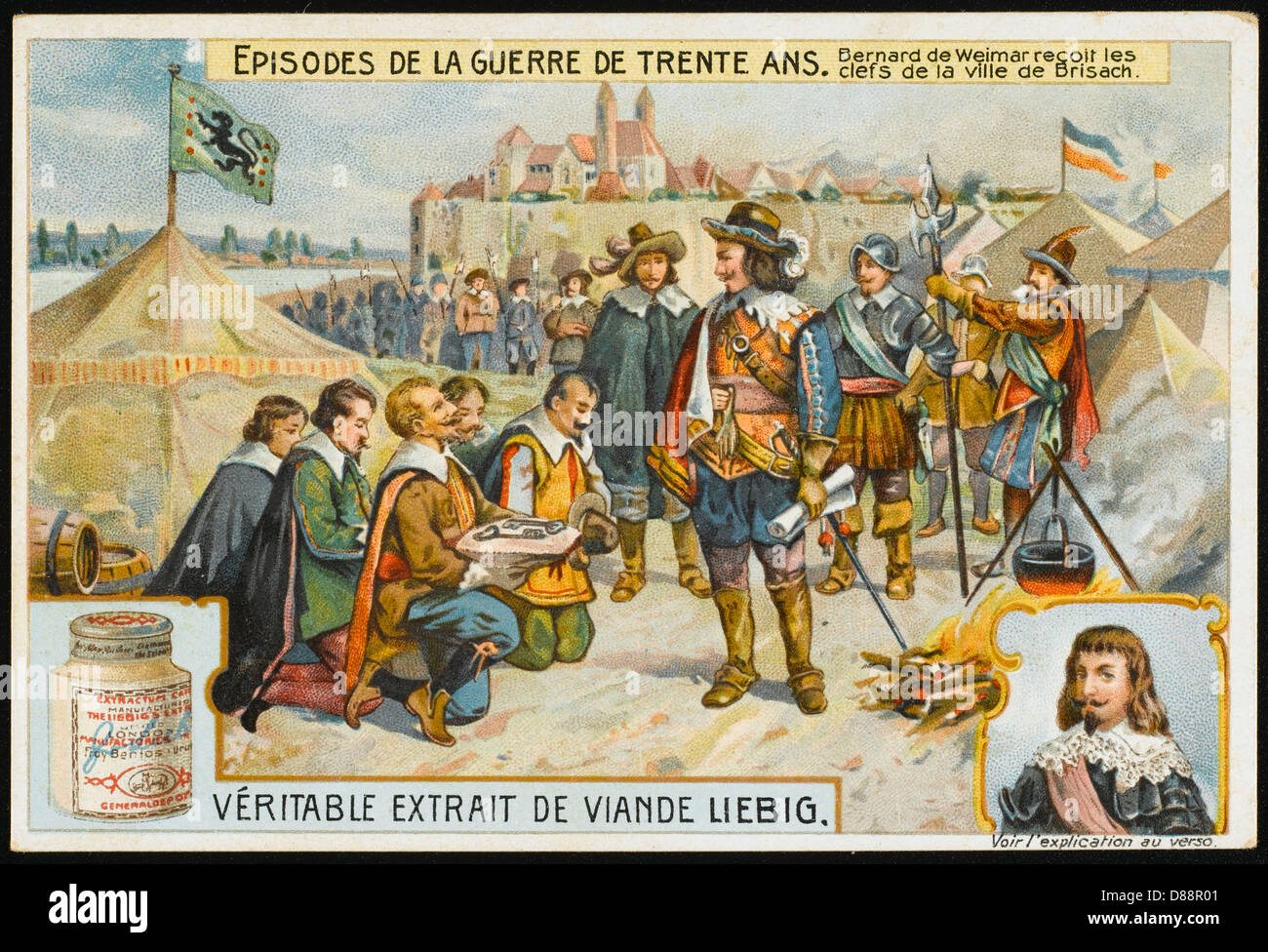 SCHLÜSSEL ZU BRISACH C1637 Stockfoto